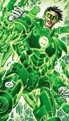 the green lantern from dc comics