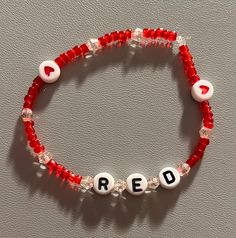 Eras Tour Red Bracelet, Red Era Friendship Bracelet, Taylor Swift Red Era Bracelets, Red Era Bracelet, Red Eras Tour Bracelets, Taylor Swift Eras Tour Bracelets Ideas, Taylor Swift Friendship Bracelet Aesthetic, Red Friendship Bracelet Taylor Swift, Red Taylor Swift Bracelet