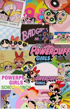 the powerpuff girls collage