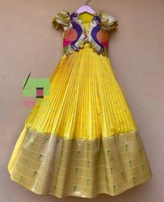 Long Frocks For Kids, Baby Dress Embroidery, Kids Party Wear Dresses, Pattu Pavadai, Happy Dresses