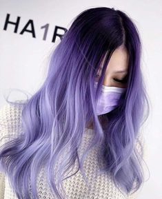 Lavender Tips Hair, Platinum And Pink Hair, Purple Hair Asian, Colorful Short Hair, Lavender Hair Ombre, Lavender Ombre, Lilac Hair Color