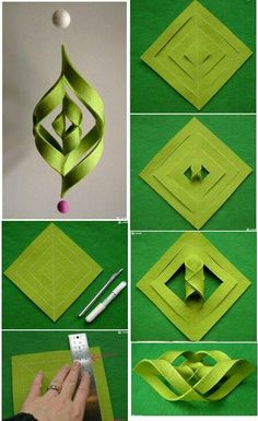 the steps to make an origami flower