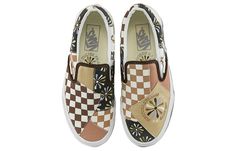 Vans Classic Slip-On 'Divine' VN0A7Q4NAS0 Slip On Vans Custom, Painted Vans Slip On, Vans Clothes, Sofa King, Slip On Vans, Painted Vans, Checkered Vans, Style 2024, Vans Slip On