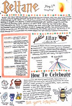 a hand drawn poster with the words, how to celebrate and what to do on it