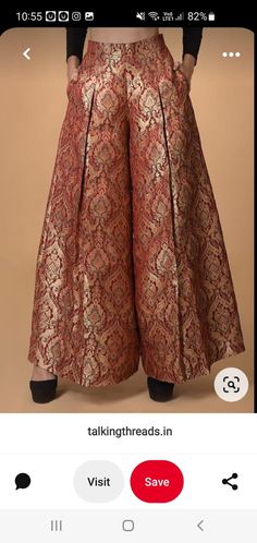 Brocade Kurti Design With Pants, Brocade Kurti Design, Brocade Palazzo, Brocade Suits, Women Talking, Dresses For Men, Brocade Skirt, Wedding Couture