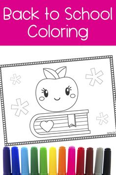 This pack includes 20 different black and white coloring pages with a "Back to School" theme! These pages are perfect for fine motor skills work, early finishers, morning work, small group, fill-in time, homework packets, art centers, watercolor painting, story starters, after school tutoring and so much more!