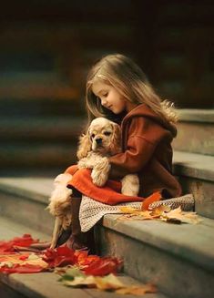 Children Photography, Foto Kids, 강아지 그림, Dogs And Kids, Jolie Photo, E Card, Sweet Animals, 귀여운 동물, Animals Friends