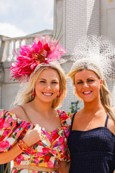 From head to toe, our fans are dressed to impress. Find a look that is sure to shine. #kentuckyderby #fashion #style #hats Dressed To Impress, To Shine