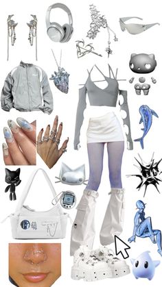 Y2k Cybercore Outfits, Cyberpunk Aesthetic Outfit, Futuristic Outfit, Cyberpunk Outfits, Futuristic Outfits, Cyberpunk Outfit, Space Outfit