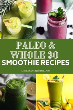 paleo and whole 30 smoothie recipes