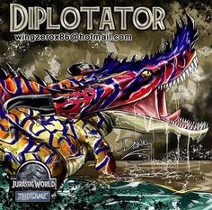 the cover art for diplotator, featuring an image of a dragon with its mouth open