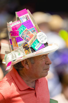 There's something special about Derby hats. This gem spotted on Thurby. #hat #fashion #KentuckyDerby Enola Holmes, Something Special