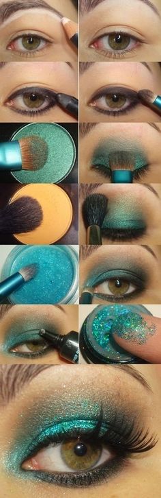 Peacock makeup