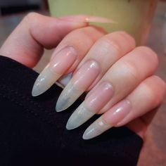 Vampy Nails, French Manicure Acrylic Nails, Fashionable Nails, Witchy Nails, Sharp Nails, Green Nail Polish, White Nail Polish, Cat Nails