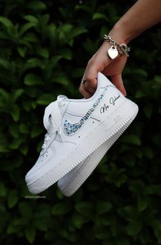 Wedding Sneakers for Bride Personalized Bridal Shoes Air Force 1 Rhine – solecraftstudio Sneakers For Bride, Wedding Sneakers For Bride, Shoes Air Force 1, Shoes Air Force, Air Force 1 White, Bride Personalized, Bridal Sneakers, Wedding Converse, Wedding Sneakers