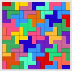 an image of colorful squares in different colors