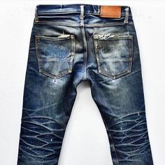 Denim Men, Vintage Denim Jeans, Long John, Moda Jeans, Indigo Denim, Denim Diy, Diesel Jeans, Denim Jeans Men