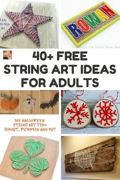 40 + free string art ideas for adults