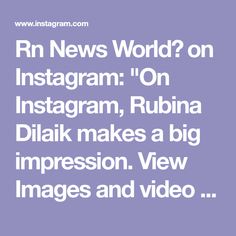 Rn News World🔵 on Instagram: "On Instagram, Rubina Dilaik makes a big impression. View Images and video from the Seafront  #rubina #rubinadilak #rubinadiliak #rubinadilaikfc #actresshot #biggboss14 #bollywoodactress #actress #bollywoodnews #bollywoodhot #rnnewsworld #likesforlike #beautifulgirls #modelife #model ©RN NEWS WORLD" Instagram, Rubina Dilaik, Bollywood News, View Image, Bollywood Actress, New World, Entertainment, On Instagram