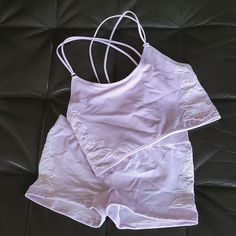 Bnwt- Adorable Lingerie Set! Seamless, Orchid / Lavender Boy Shorts And Top. Cute Floral Design Details. Shorts And Top, Top Cute, Nightgowns, Boy Shorts, Single Piece, Lingerie Set, Piece Of Clothing, Night Gown, Women's Intimates