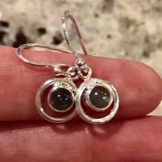 Beautiful Sterling Silver Moonstone Earrings. 1 1/2 Inches In Length. Stamped 925. Purple Stud Earrings, Earrings Aesthetic Silver, Extra Long Earrings, Helix Jewelry, Engraved Earrings, Dior Earrings, Indie Jewelry, Clover Earrings, Chic Earrings