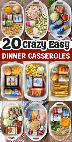 20 easy and healthy dinner casseroles that are great for the kids to make