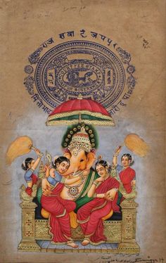 Sarangpur Hanuman, Hindu Cosmology, Steve Waugh, Mythology Paintings, Indian Miniature, Classical Mythology, Lord Ganesha Paintings, Ganesh Art, Goddess Artwork