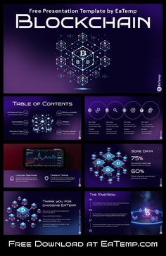 the powerpoint presentation is displayed in purple and blue tones