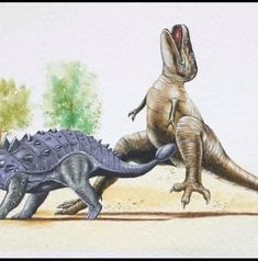 Animals Hunting, Animal Hunting, Dinosaur Illustration, Jurassic World Dinosaurs, Dinosaur Funny, Dinosaur Art, Prehistoric Creatures, Prehistoric Animals, Tyrannosaurus Rex