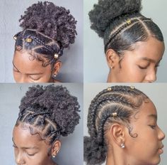 Two Bubble Braids Black Hair, 4c Length Retention, Braids Into Ponytail Natural Hair, Short Natural Hair Styles Easy, Awkward Length 4c Hairstyles, Braids 2024, Edges Hairstyles, 4c Natural Hairstyles Short, Quick Styles