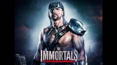 the cover art for wwe's upcoming video game, immortals