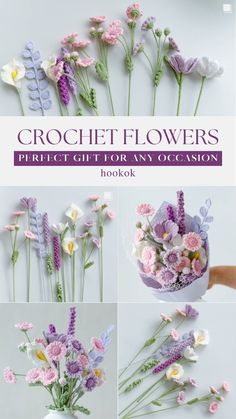 crochet flowers perfect gift for any occasion