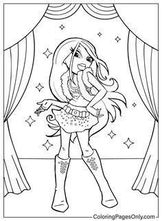 54 Bratz Coloring Pages - ColoringPagesOnly.com