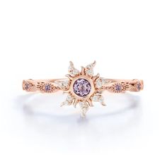 Rapunzel Wedding Ring 14k Rose Gold Finish Rapunzel Princess - Etsy Engagement Rings Rapunzel, Wedding Rings Tangled, Gold Quinceanera Rings, Engagement Rings Tangled, Princess Style Engagement Rings, Tangled Promise Ring, Rapunzel Promise Ring, Pandora Rapunzel Ring, Tangled Inspired Ring