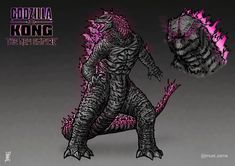 an image of godzilla from godzilla kong the movie