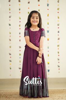 Traditional Pavadai Sattai designed by Suttis - Ival in Mabia. Whatsapp - +91 99526 79935 #suttis, #ivalinmabia, #kids, #pavadaisattai, #ival, #kidsdress, #mabia, #boutique, #traditional Minions, Neck Designs For Pavadai Sattai, Kids Crop Tops Designs, Girls Pattu Pavadai Designs, Pavadai Sattai Designs, Georgette Crop Top, Traditional Dresses For Kids, Long Frocks For Kids, Long Frocks For Girls