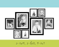 a collage of black and white photos with the words six - 6, 4x4, 5