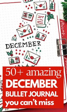 December bujo ideas | December bullet journal ideas | christmas bullet journal | festive bullet journal | bujo organisation ideas | #december #bujo #bulletjournal #decemberbulletjournal #christmas #festive