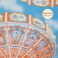 an image of a carnival ride with the name luna luna on it