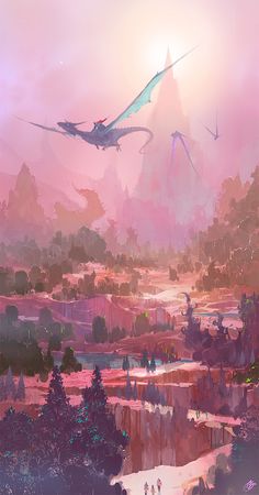 an image of a sci - fi landscape that looks like it could be in the future