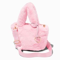 Furry Pink Crossbody Tote Bag, Heart Outline, Womens Wedding Dresses, Girly Bags, Crossbody Tote Bag, Fashionable Jewelry, Fancy Bags, Pink Purse, Pretty Bags, Cute Comfy Outfits