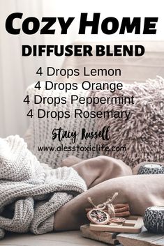 Diy Essential Oil Diffuser, Home Diffuser, Essential Oil Combinations, Doterra Essential Oils Recipes, Magia Das Ervas, Young Living Essential Oils Recipes, Essential Oils Guide