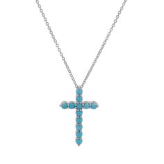 This modern Turquoise Cross necklace is handset in 14K Solid Gold with vibrant mm natural Turquoise. The Cross brings hope and faith to many and turquoise is a stone know to bring luck, peace and protection. Wear it as a reminder of strength and love. Pairs beautifully with our Turquoise Bead Bar Necklace.

Size: 25mm(H) x 15mm(W)
2.5mm Turquoise beads
Solid 14K Gold
Lifetime Guarantee
Made in Los Angeles
Due to the nature of Turquoise, color may vary Los Angeles, Nature, Turquoise Cross Necklace, Amazon Cart, Birthday Things, Bead Bar Necklace, 55th Birthday, Fantasy Land, Silver Turquoise Jewelry