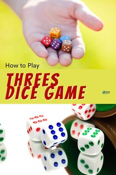 3 Dice Game Guide Dice Games For Seniors, Monster Dice Game, Dice Games For Preschoolers, Yard Dice Games, Easter Dice Game, Dice Games For Adults, Roll A Monster, Drinking Dice Games, Games To Play Inside