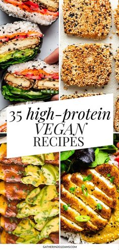 25 high - protein vegan recipes that are delicious and easy to make in minutes