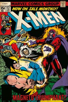 an old comic book cover with the title x - men and many other characters on it