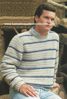 This item is a DIGITAL PATTERN, not the physical pattern or item for sale. Pattern is written in English, in standard US terms. Please note: All sales on PDF patterns are final. No refunds. Pattern includes sizes S-L. Uses worsted weight yarn. Please see photograph for materials, gauge and Shawl Collar Cardigan Pattern, Crochet Mens, Crochet Pullover Pattern, Jersey Ideas, Male Sweaters, Cardigan Au Crochet, Crochet Cocoon, Men Crochet, Crochet Men