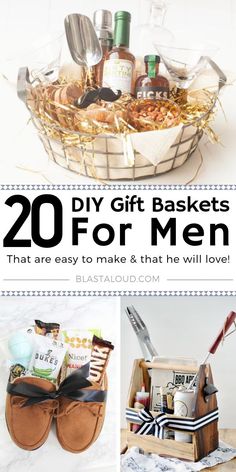 the top ten gifts for men that are easy to make and they will love them