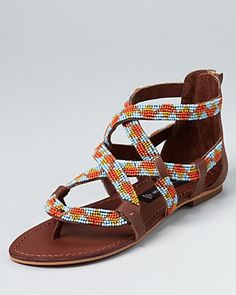 STEVEN BY STEVE MADDEN Sandals - Sariah Beaded | Bloomingdale's Haute Couture, Beaded Shoes, Steve Madden Sandals, Beaded Sandals, Pretty Stuff, Shoe Obsession, Seasonal Fashion, Shoes Shoes, Shop Sandals