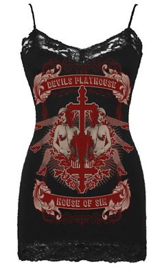 Great shopping ideas for Se7en Deadly House of Sin 20s Flapper Pinup Goth Punk Camisole Tank Top 2039-C, Women's Top Mode Editorials, Womens Cami, Black Camis, Tank Top Camisole, Looks Chic, Mode Inspo, Alternative Outfits, 2000s Fashion